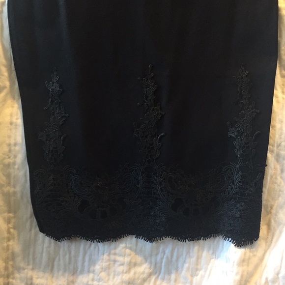 Black Lace Sexy Slip Dress/Lingerie Straps Medium - Picture 4 of 16